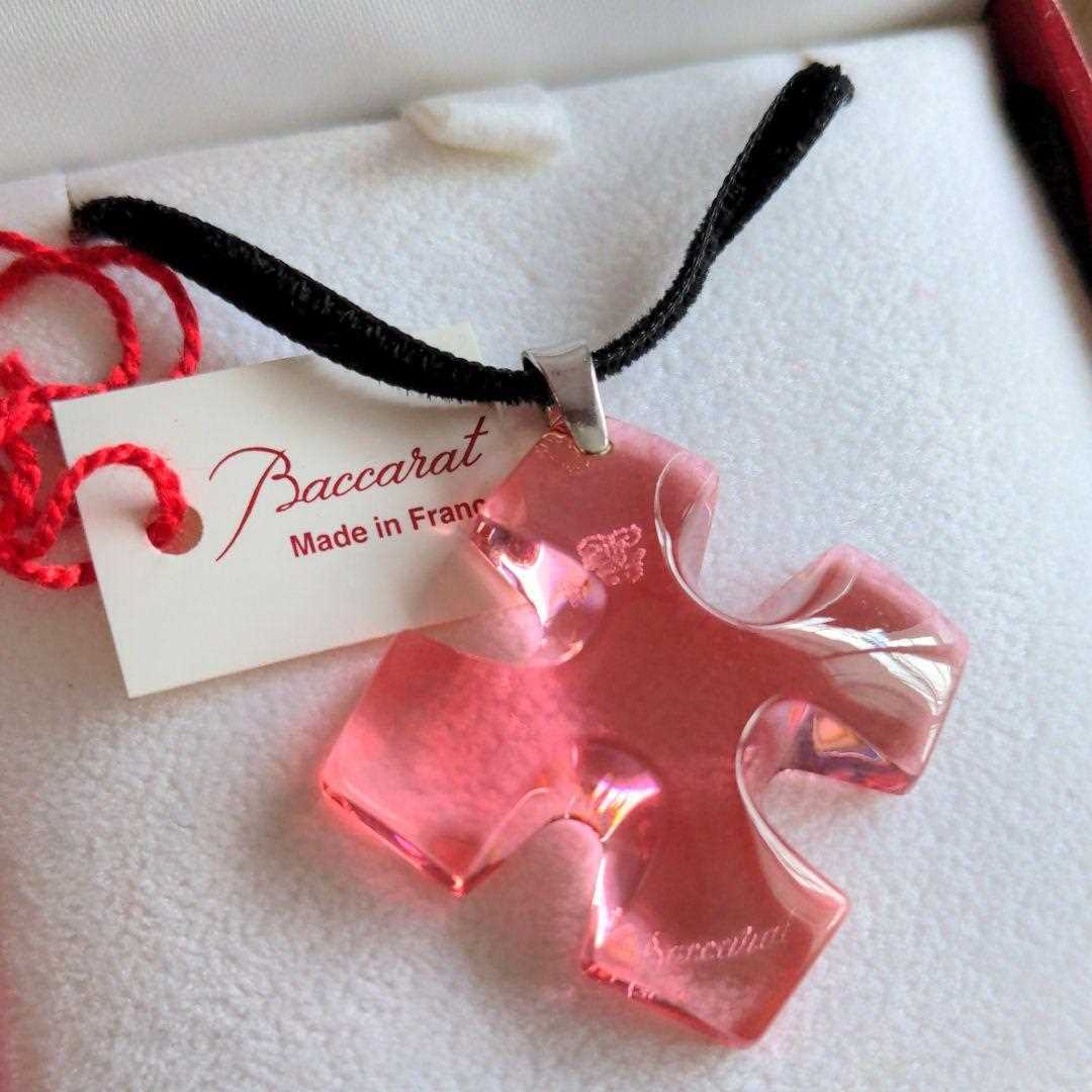 BACCARAT Necklace Occitane Rare Limited Pendant Cross Crystal