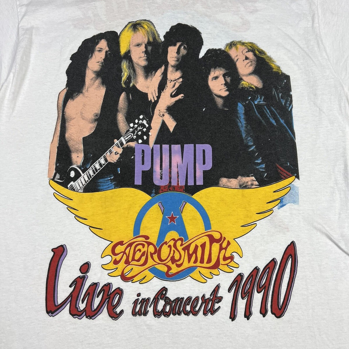 エアロスミス Aerosmith Pump Tour 1990 ツアー Tシャツ Vintage 90s