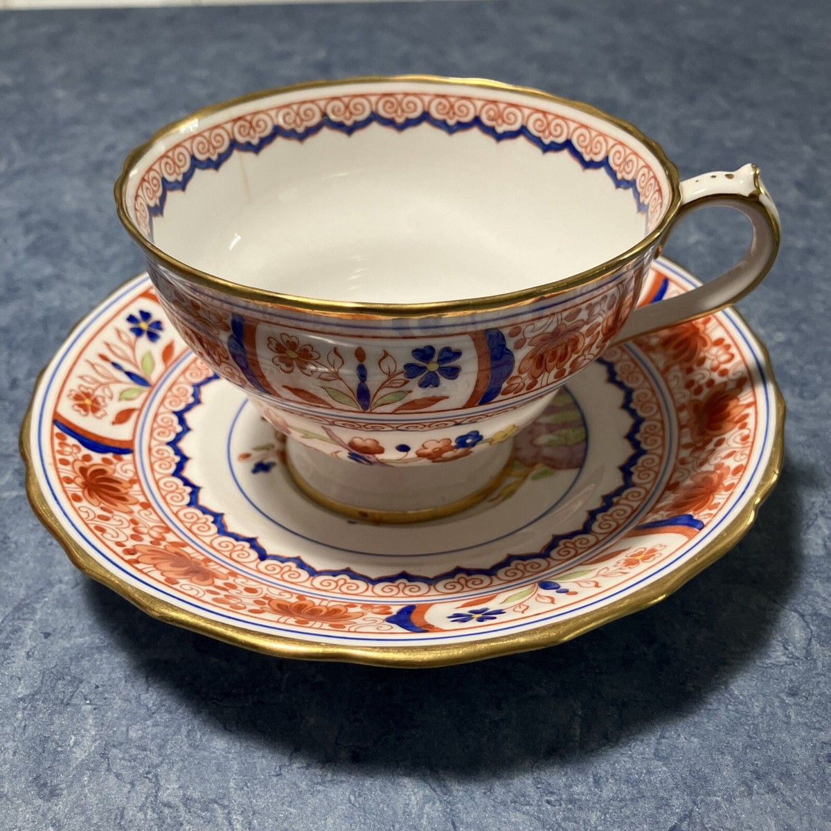 Antique Spode Copeland's China England - Flower Pattern Cup