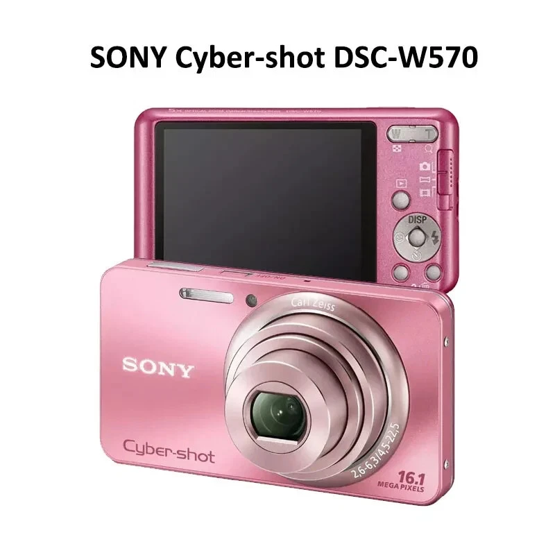 SONY Cyber-shot 16.1メガピクセル ピンク SONY Cyber-shot DSC-W570