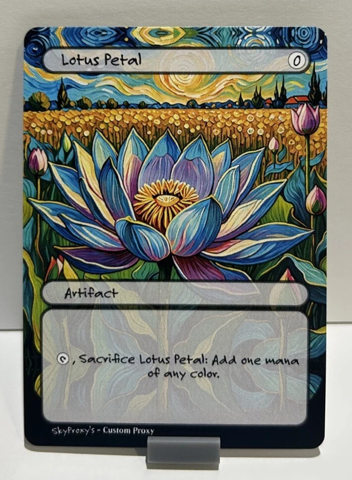 MTG 初版 テンペスト 水蓮の花びら 日本語 4枚セット｜水蓮の