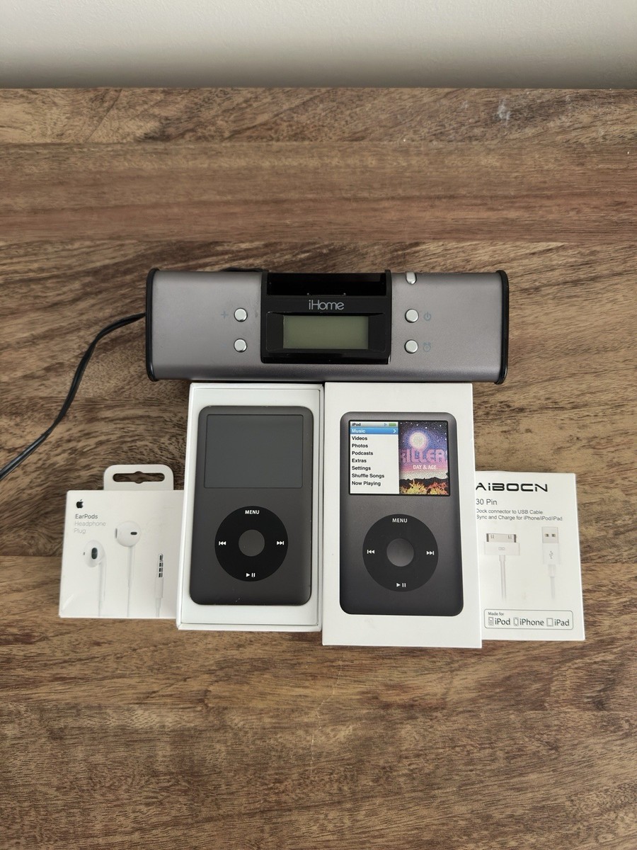 ジャンク】iPod Classic A1238 80GBブラックカラー液晶 Apple iPod