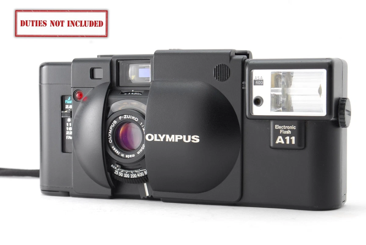 OLYMPUS XA カメラ ＋ A11 フラッシュ動作品 Olympus XA2 w/ A11 Flash