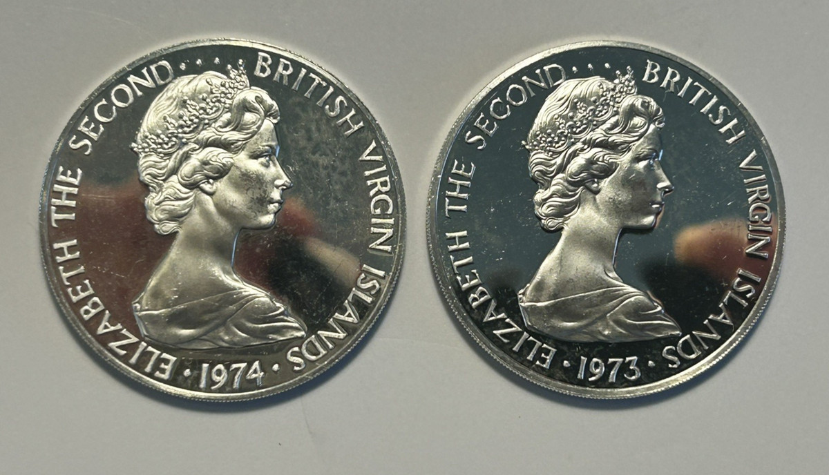 1973年 ブリティッシュバージンアイランド 記念硬貨セット 1973年