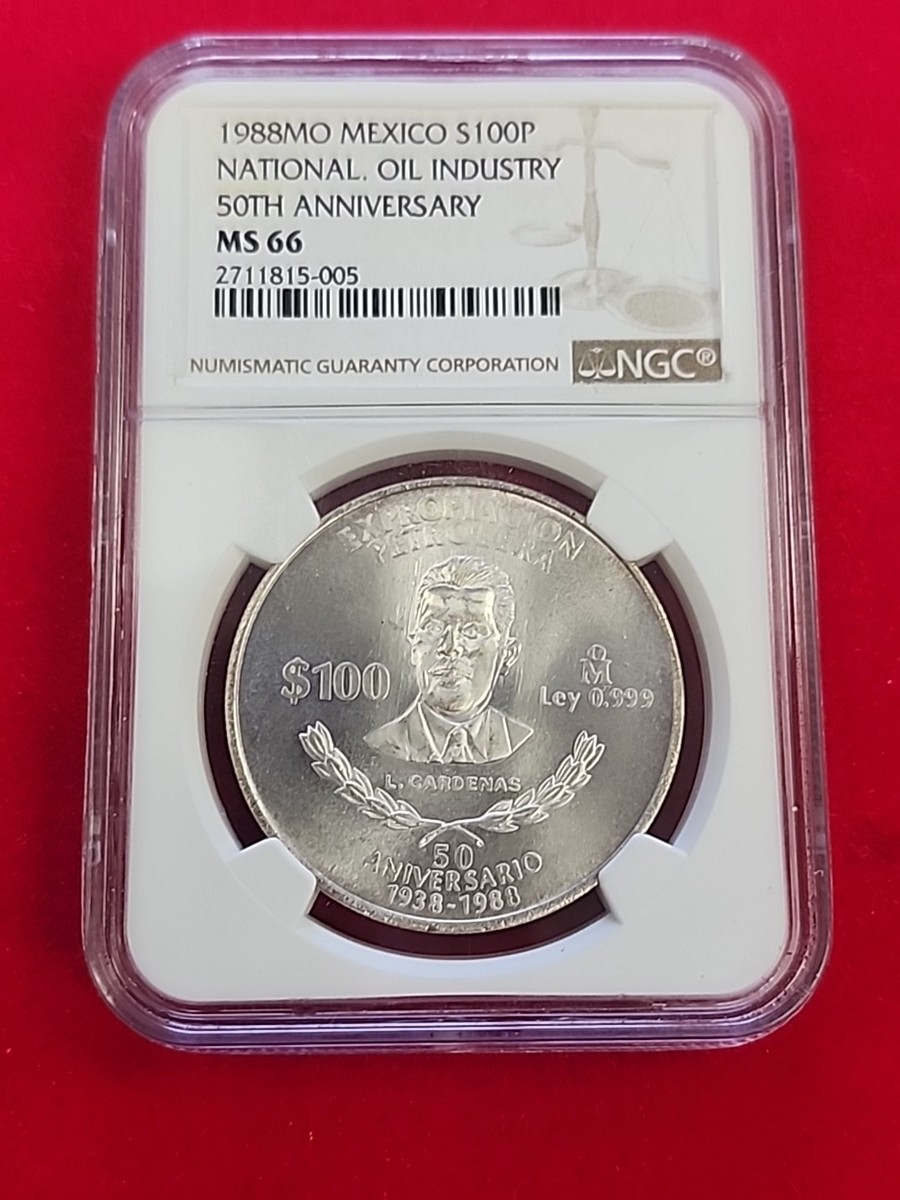 希少品】 純銀 銀貨 メキシコ 1オンス 1onza 1988 mexico 希少品