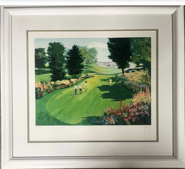 マークキング「アプローチショット」シルクスクリーン直筆サイン