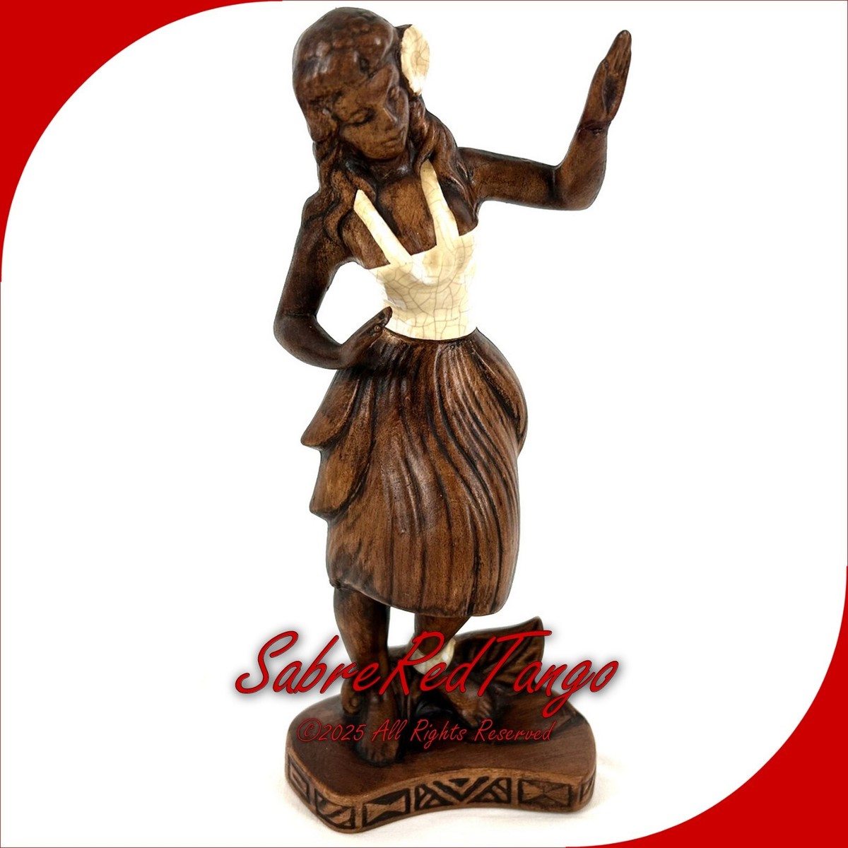 彫刻・オブジェ Treasure Craft Hula Girl HAWAII 01 彫刻・オブジェ