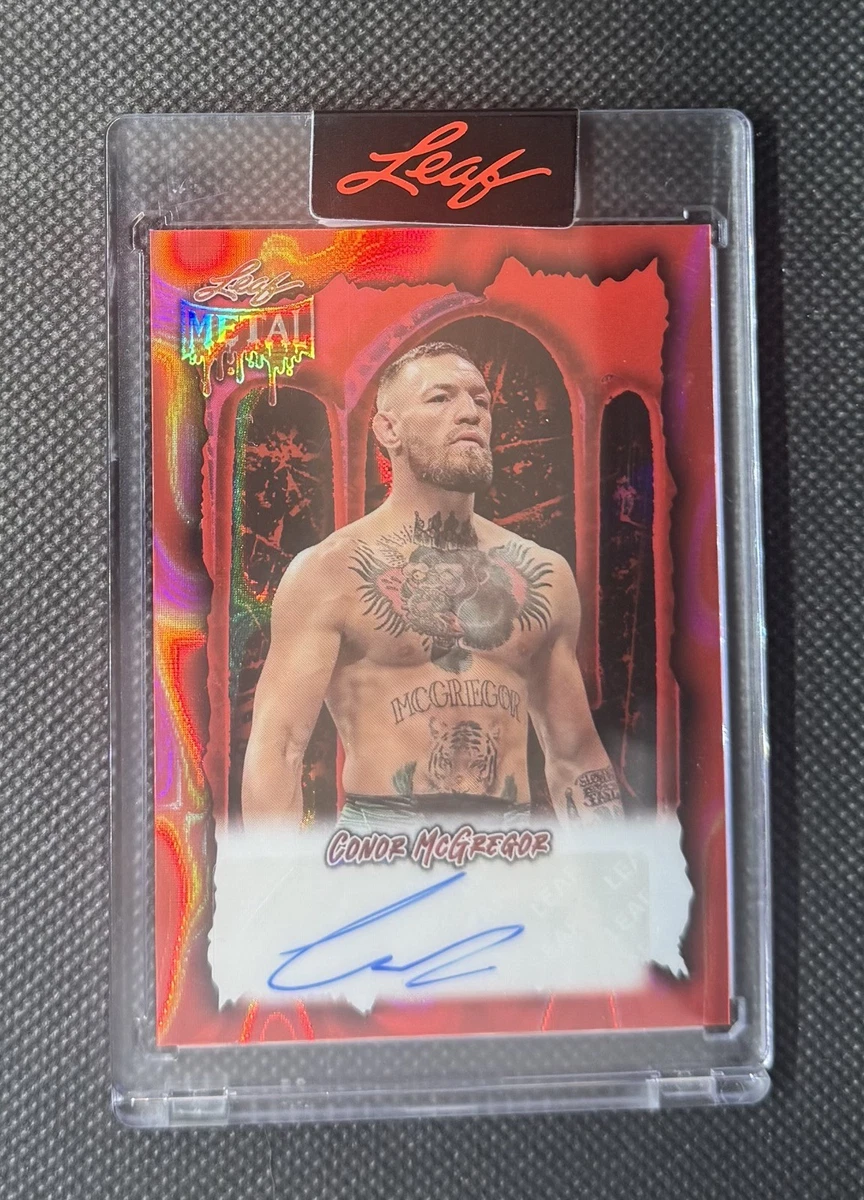 Topps UFC コナーマクレガー 直筆サイン入りカード leaf art of sports