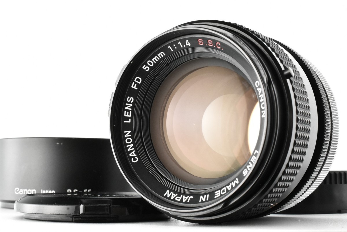 Canon FD 50mm f/1.4 レンズ スカイライト付き Canon FD 50mm F1.4 lens W/