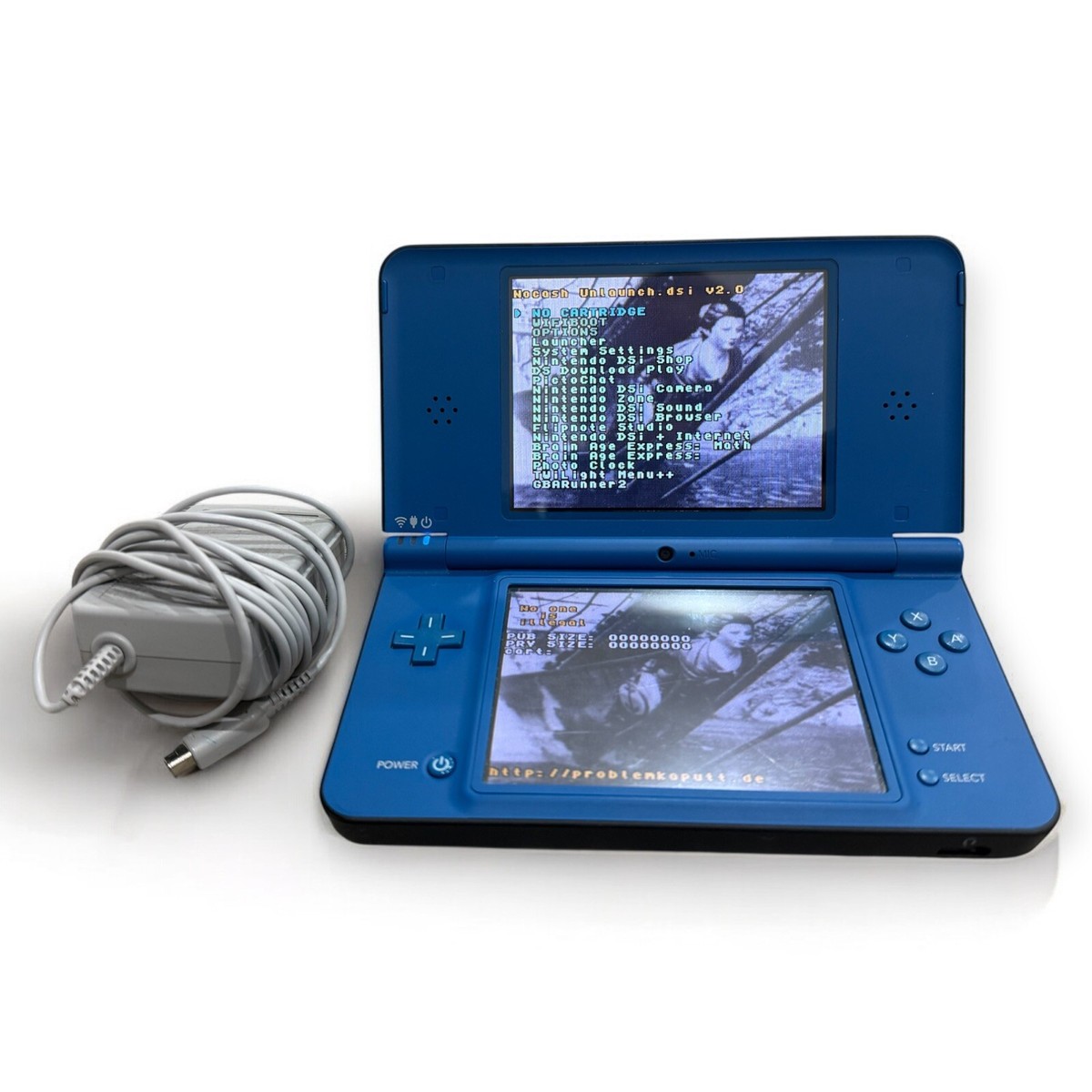 ニンテンドー3DS LL ブルー×ブラック 【ジャンク品】 Nintendo New 3DS