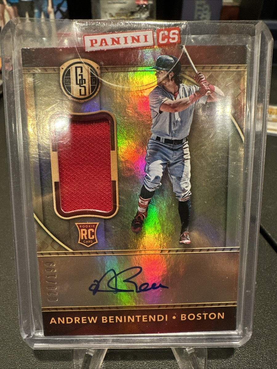 Andrew Benintendi ルーキー直書き直筆サインカード99枚限定！