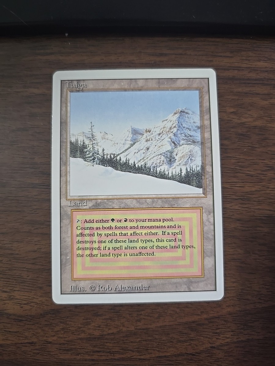 MTG Taiga 鑑定品 デュアルランドMTG