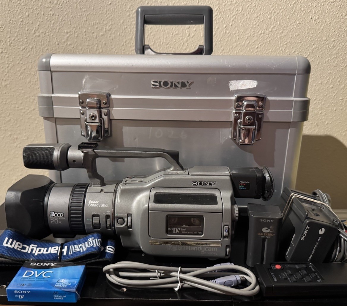 SONY DCR-VX1000 2台セット ジャンク4 SONY DCR-VX1000 2台セット