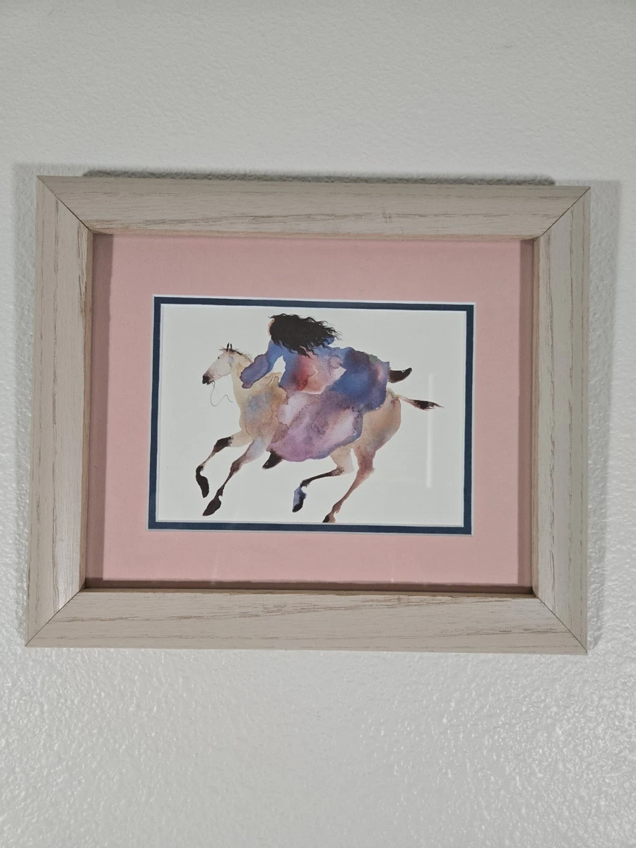 水墨画 Carol Grigg キャロルグリッグ PAINTED PONY 額縁 水墨画 Carol