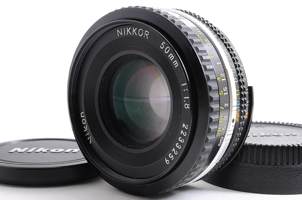 極上品☆ニコン Nikon Ai-s アウトレット NIKKOR 50mm F1.8 パンケーキ