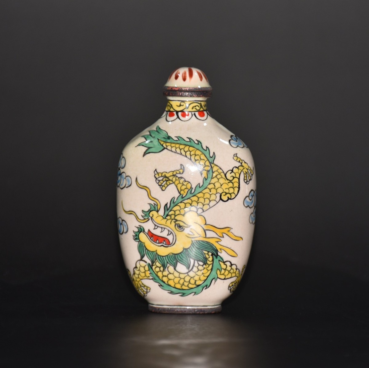 レトロ 中国美術 景泰藍 七宝焼き 花瓶 壺 骨董品 約30cm