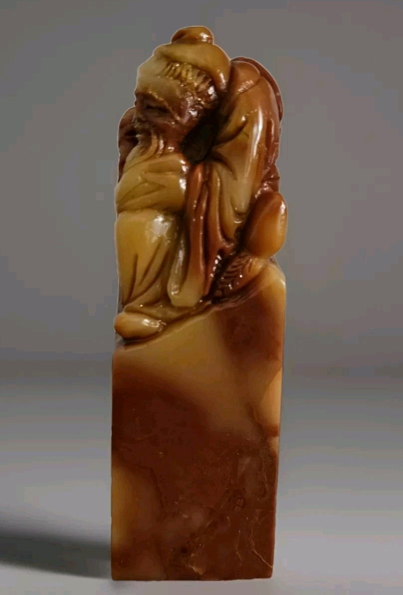 インド白檀木彫り骨董 木製置物骨董アンティーク小物入れ