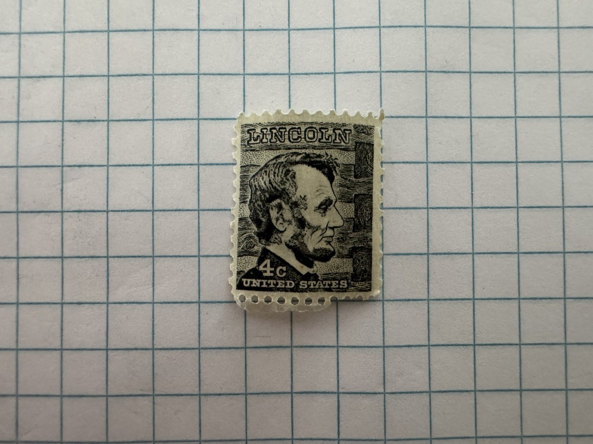 米国ビンテージ使用済切手 4￠リンカーン 【公式通販】