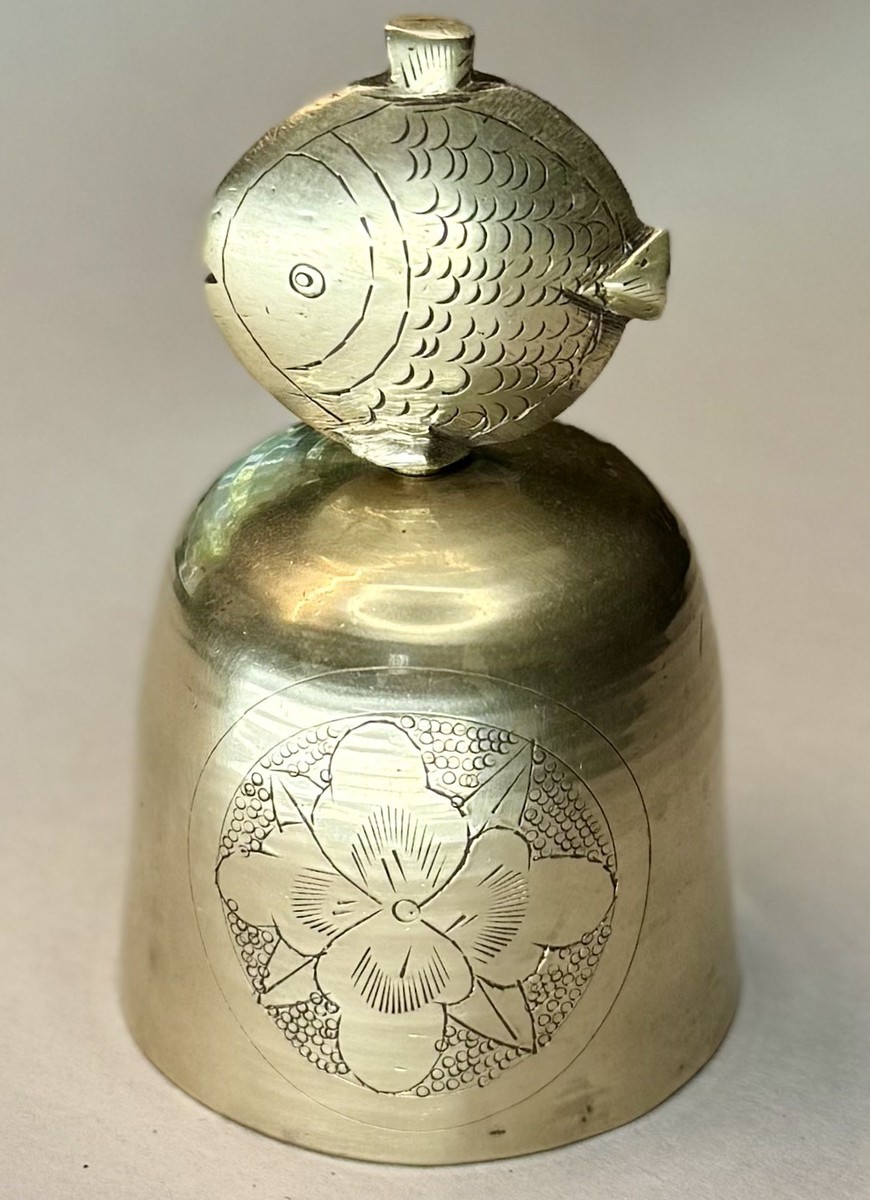 中国 古銅宣徳銅 鐸鈴 銅鐸 銅鐘 C 8602 中国 古銅宣徳銅 鐸鈴 銅鐸 銅