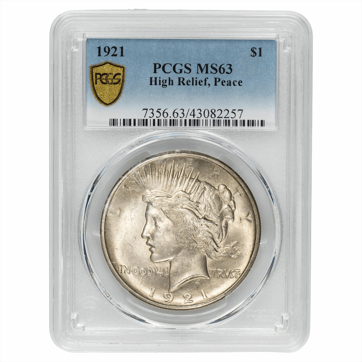 ☆PCGS 【 MS63 】『 超ハイグレード』ラスターがかなりきれいです