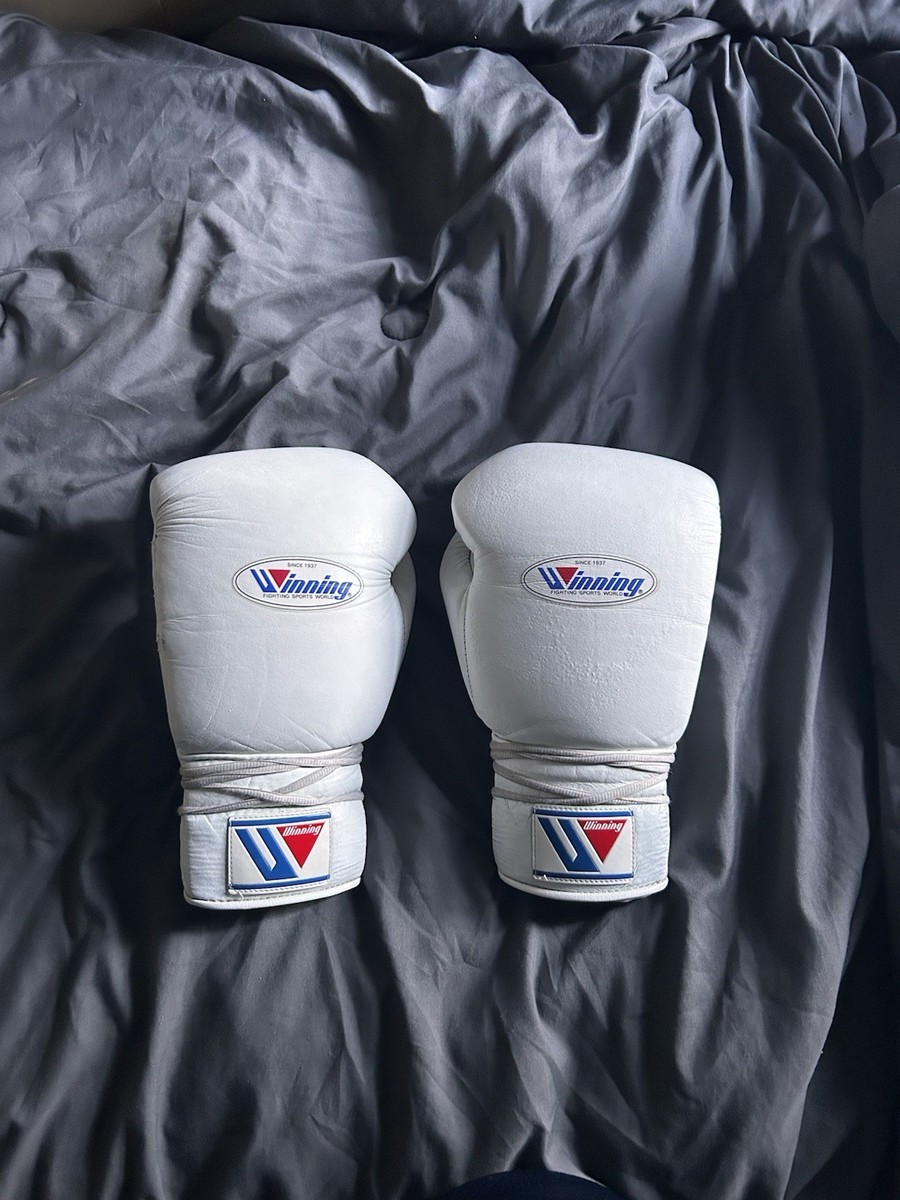 早い者勝ちWinning ボクシンググローブ 12oz ホワイト MS-400B 早い者