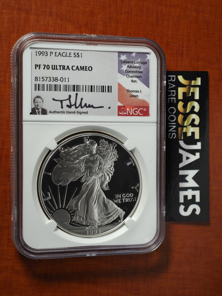 アメリカ2018年イーグル銀貨 ジョン・マーカンティサイン PR70DCAM