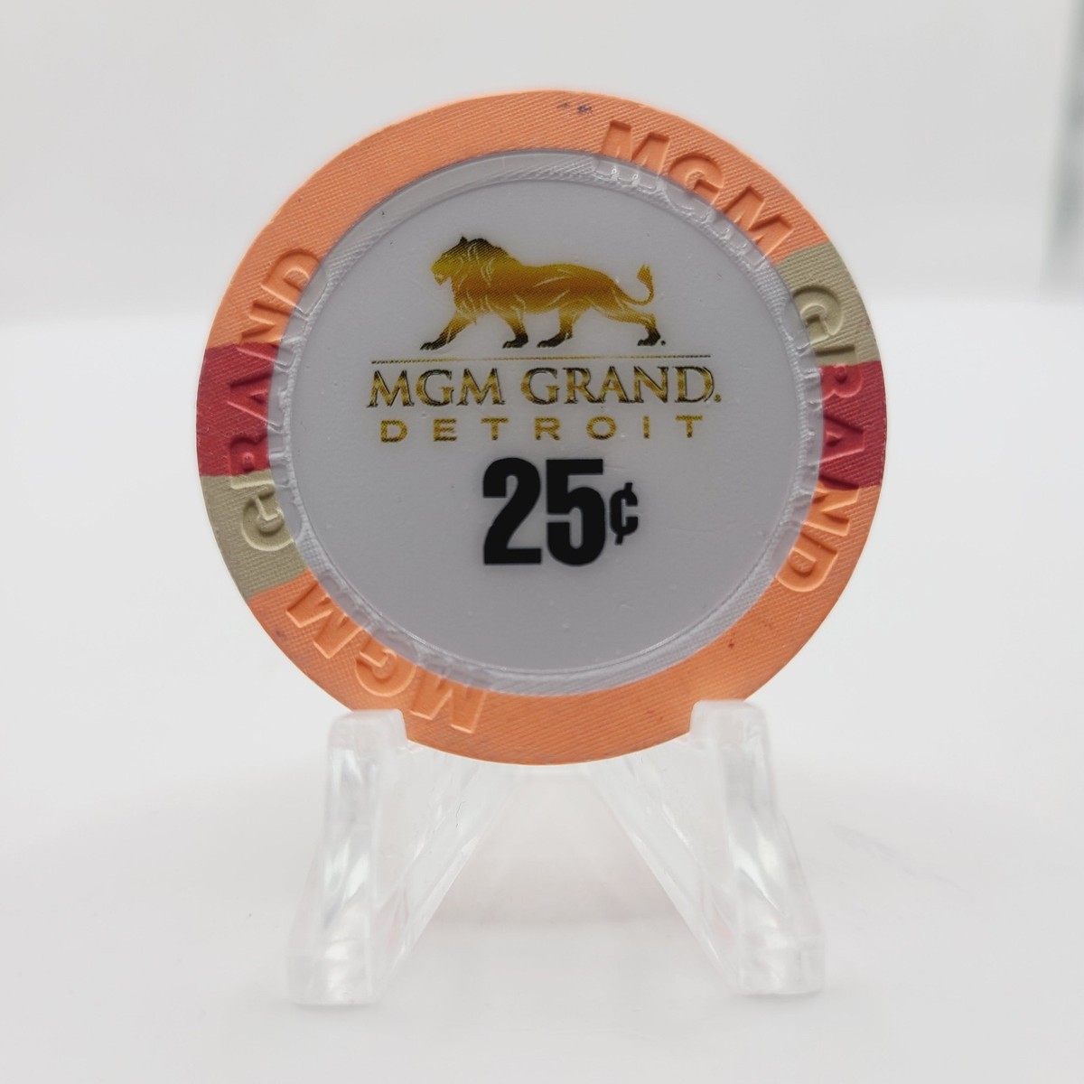 33 MGM社正規品 カジノチップ 61枚 1000$ H26年 ゴールドチップ 33 MGM