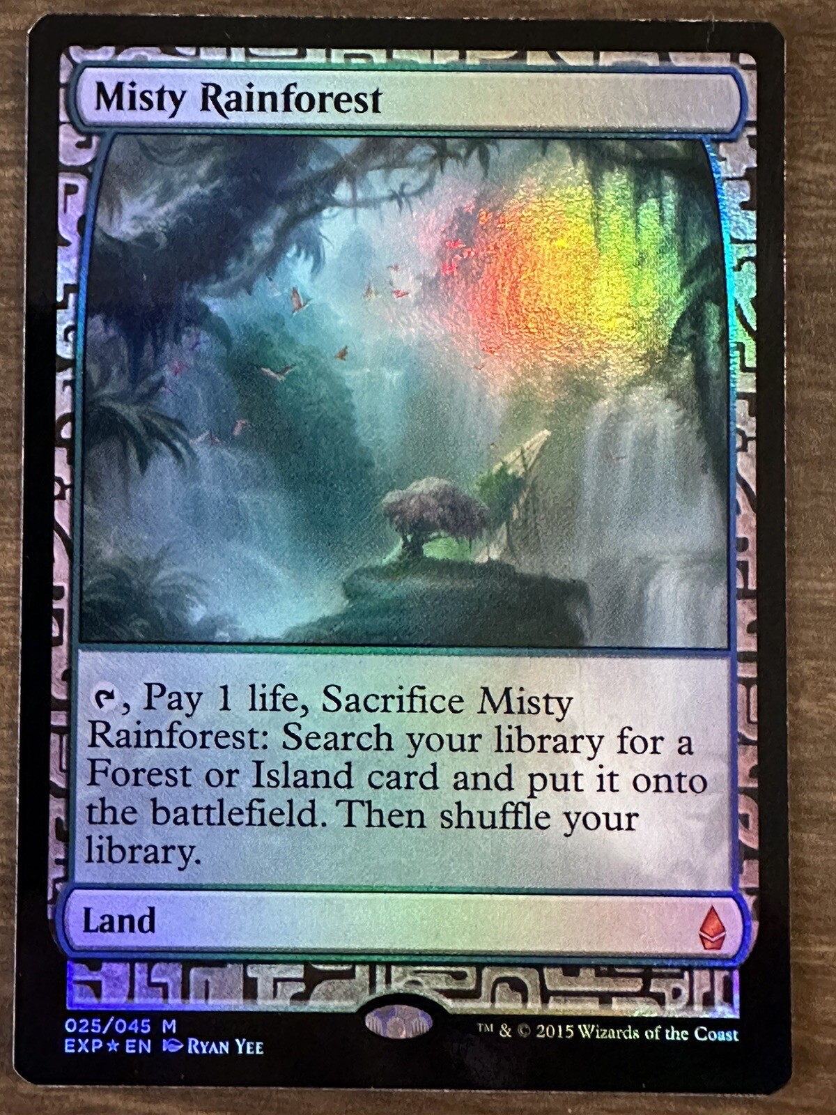 Misty Rainforest 霧深い雨林 ドラゴンスケイル Foil ドラゴンスケイル