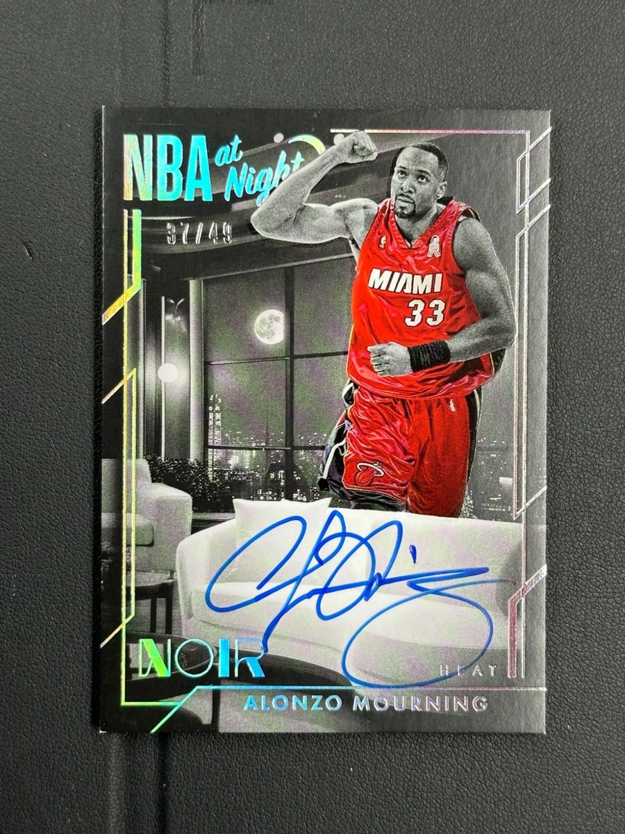 Alonzo Mourning Auto psa9 panini