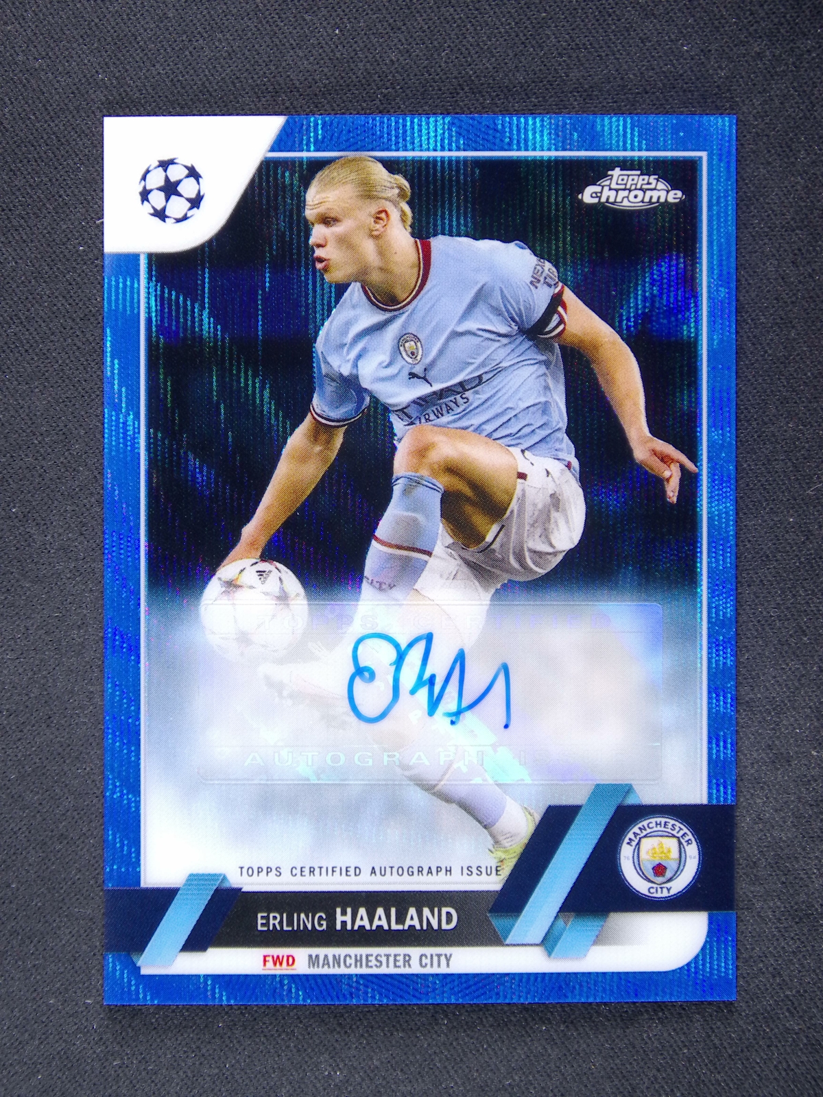 ハーランド サインカード haaland サッカー メッシ topps ハーランド