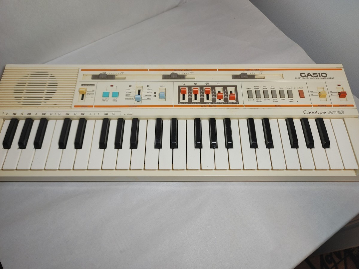 Casio MT-52⭐︎リズムマシン付きシンセサイザー⭐︎希少レア