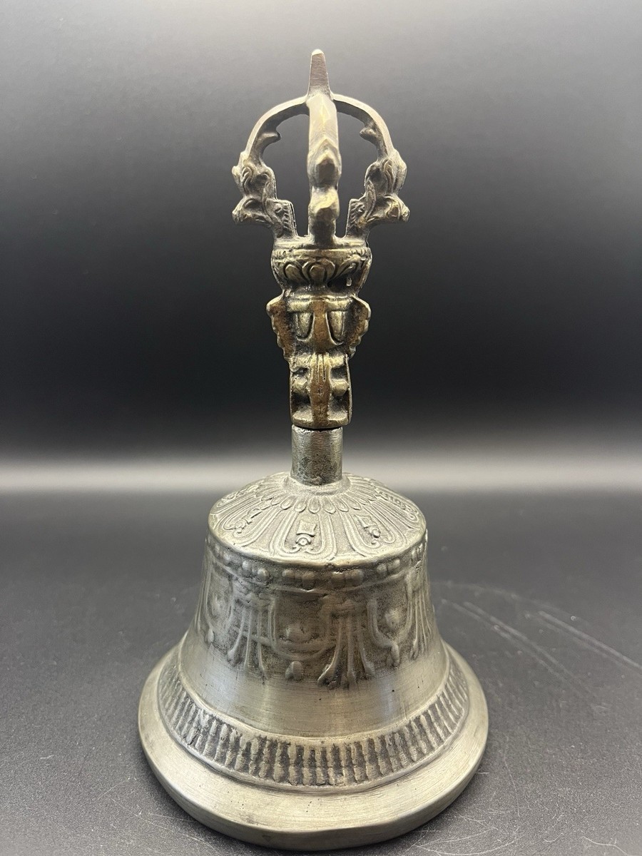 中国 古銅宣徳銅 鐸鈴 銅鐸 銅鐘 C 8602 中国 古銅宣徳銅 鐸鈴 銅鐸 銅