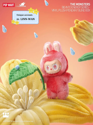 THE MONSTERS BIG INTO ENERGY PLUSH BLIND BOX FIGURE GIFT -LOVE HOT