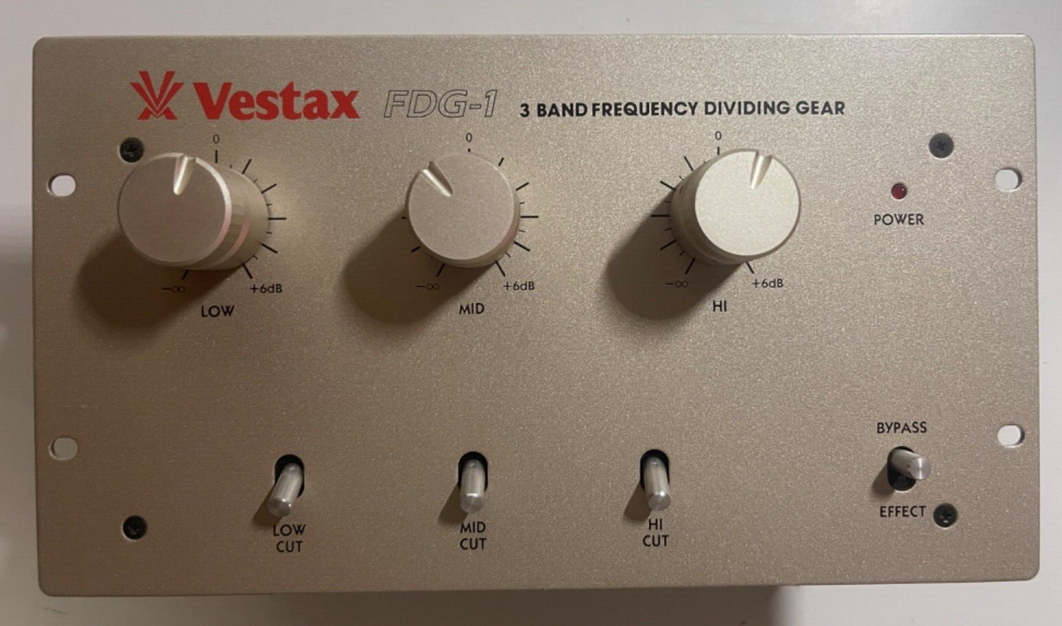 Vestax FDG-1 Frequency Dividing Gear w/ Kill Switches, Very Little