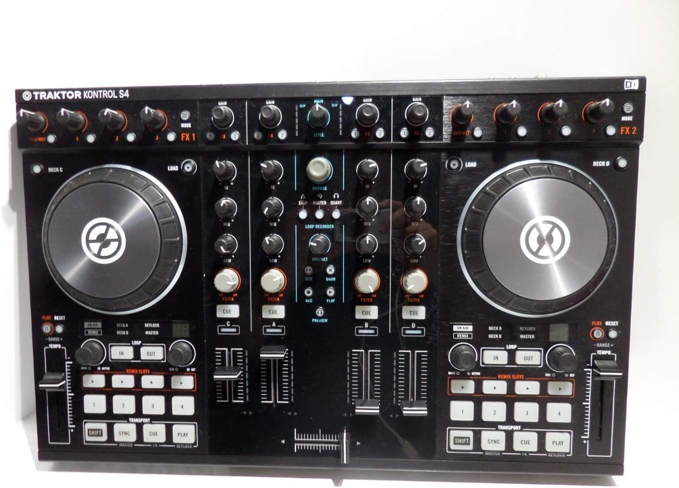 Native Instruments Traktor Kontrol S4 MK2 Pro DJ Controller 4-Deck