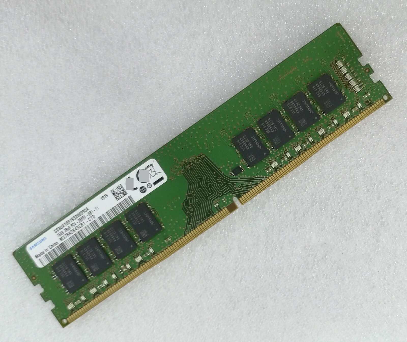 SAMSUNG 16GB DDR4 2666 Desktop DIMM RAM 2Rx8 PC4-21300 for DELL HP