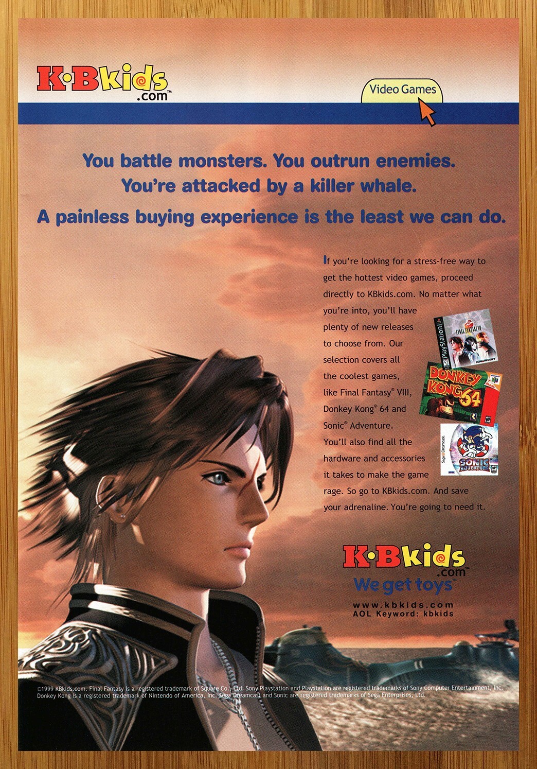 FINAL FANTASY VIII レンチキュラー B2ポスター FINAL FANTASY VIII