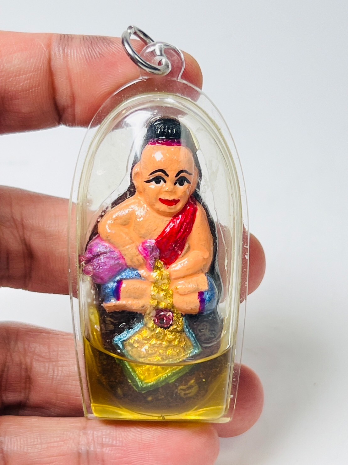 Kuman Thong Wealth-Attracting Locket – Thai Sacred Amulet for