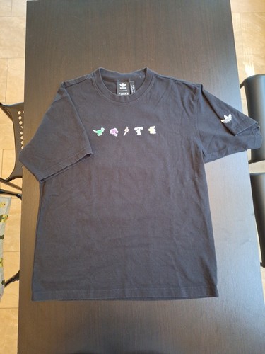 Adidas X Disney Pixar Shirt Size Small Black Toy Story Cartoon