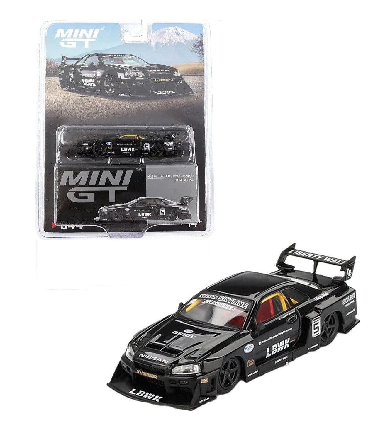 MINIGT ER34 SKYLINE LBWK チェイス MINIGT ER34 SKYLINE LBWK