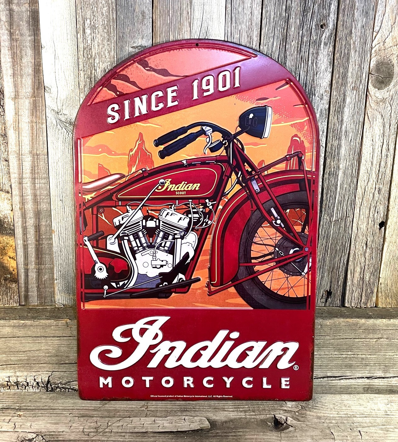Indian Motorcycle Company Chief Embossed 17