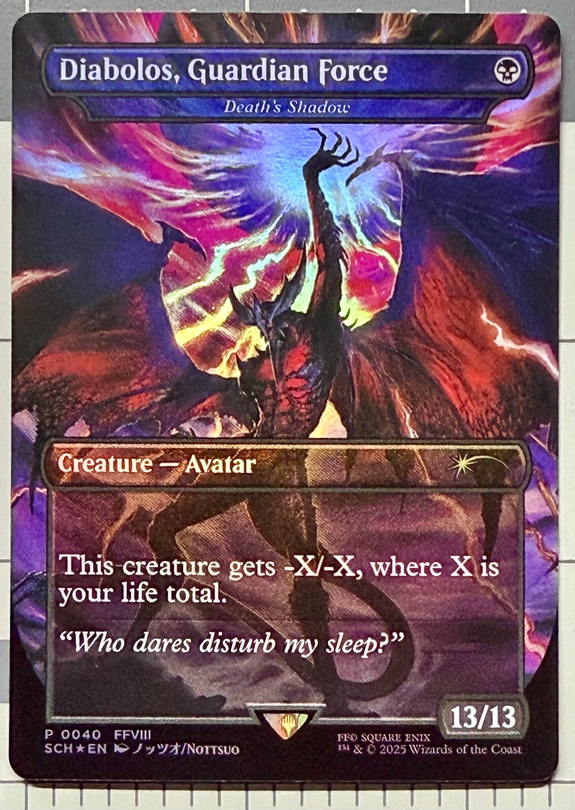 死の影 ガーディアンフォース、ディアボロス FF プロモfoil 4枚セット