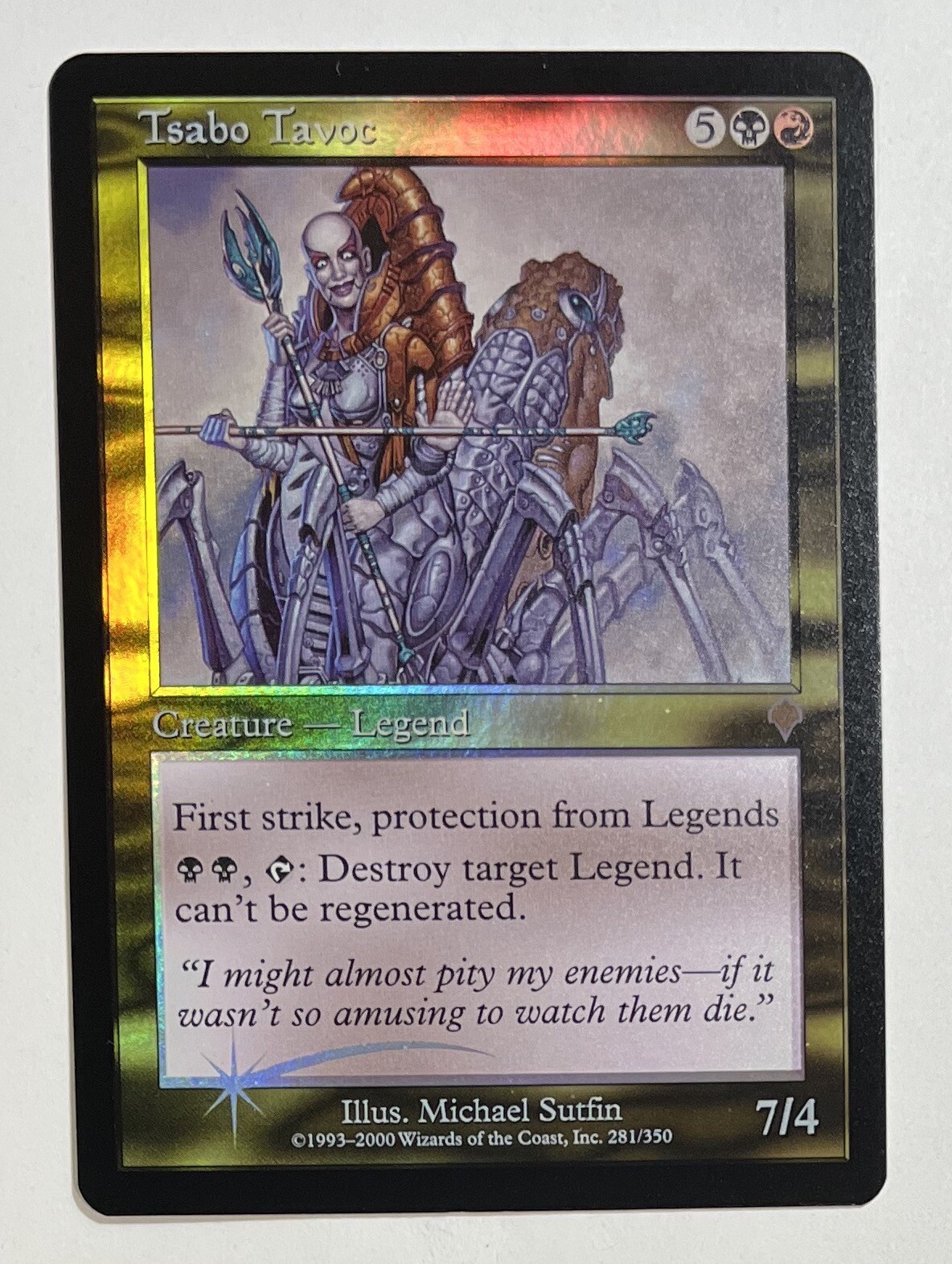 MTG foil 英語 サーボ・タヴォーク FOIL Tsabo Tavoc English FOIL