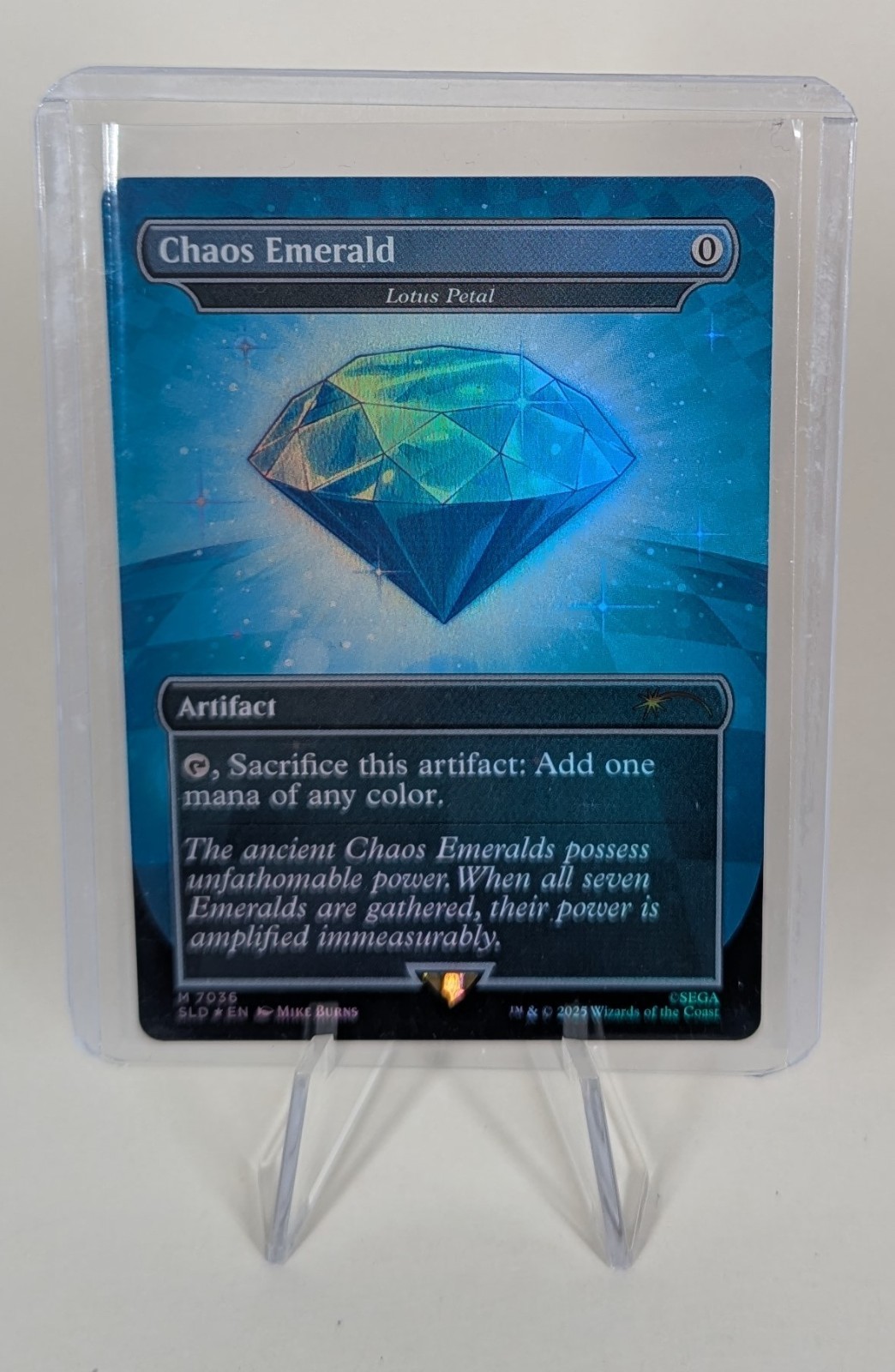 MTG Chaos Emerald - Lotus Petal (7036) | Cyan | Secret Lair Drop
