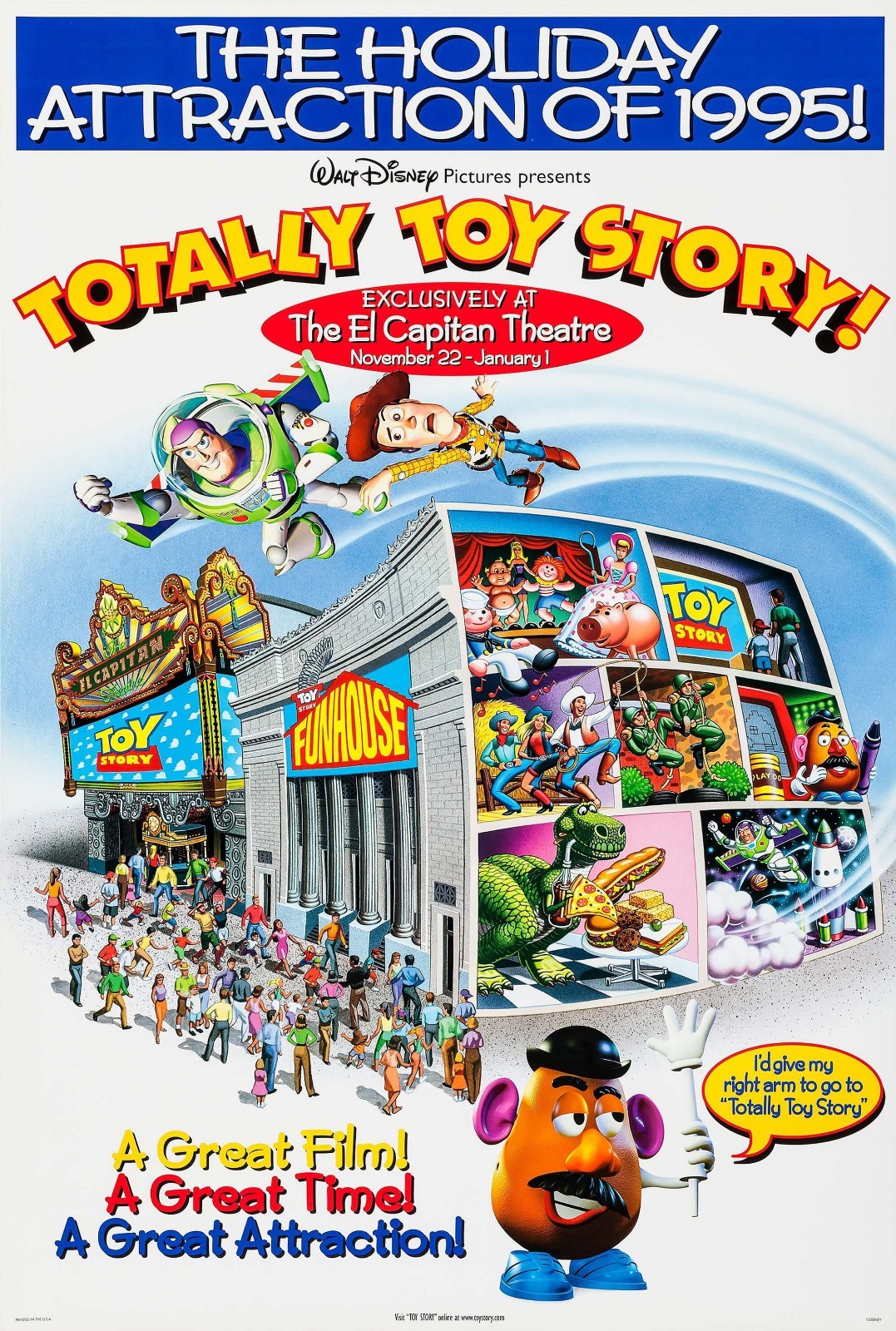 TOY STORY (1995) ORIGINAL MOVIE POSTER - 