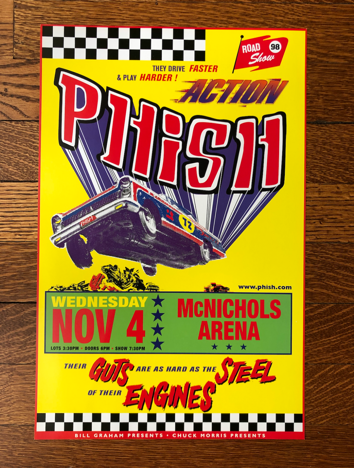 レア PHISH 1998 Fillmore Poster フィッシュ ポスター 【公式通販】