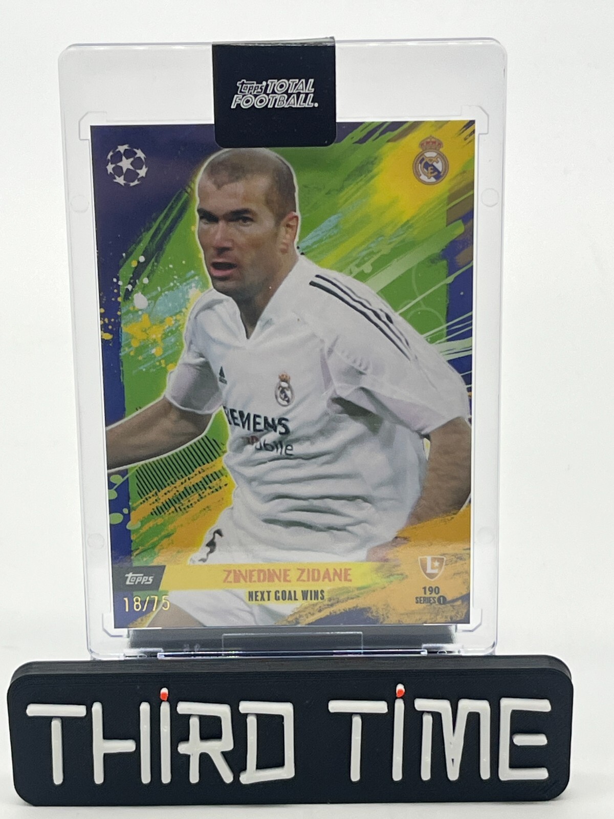 世界75枚限定！Topps Finest ZIDANE ジダン インサート 世界75枚限定
