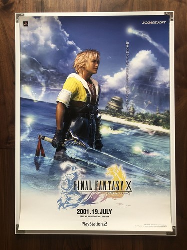 未使用 非売品 B2ポスター PS2 FINAL FANTASY X -2ファイナル