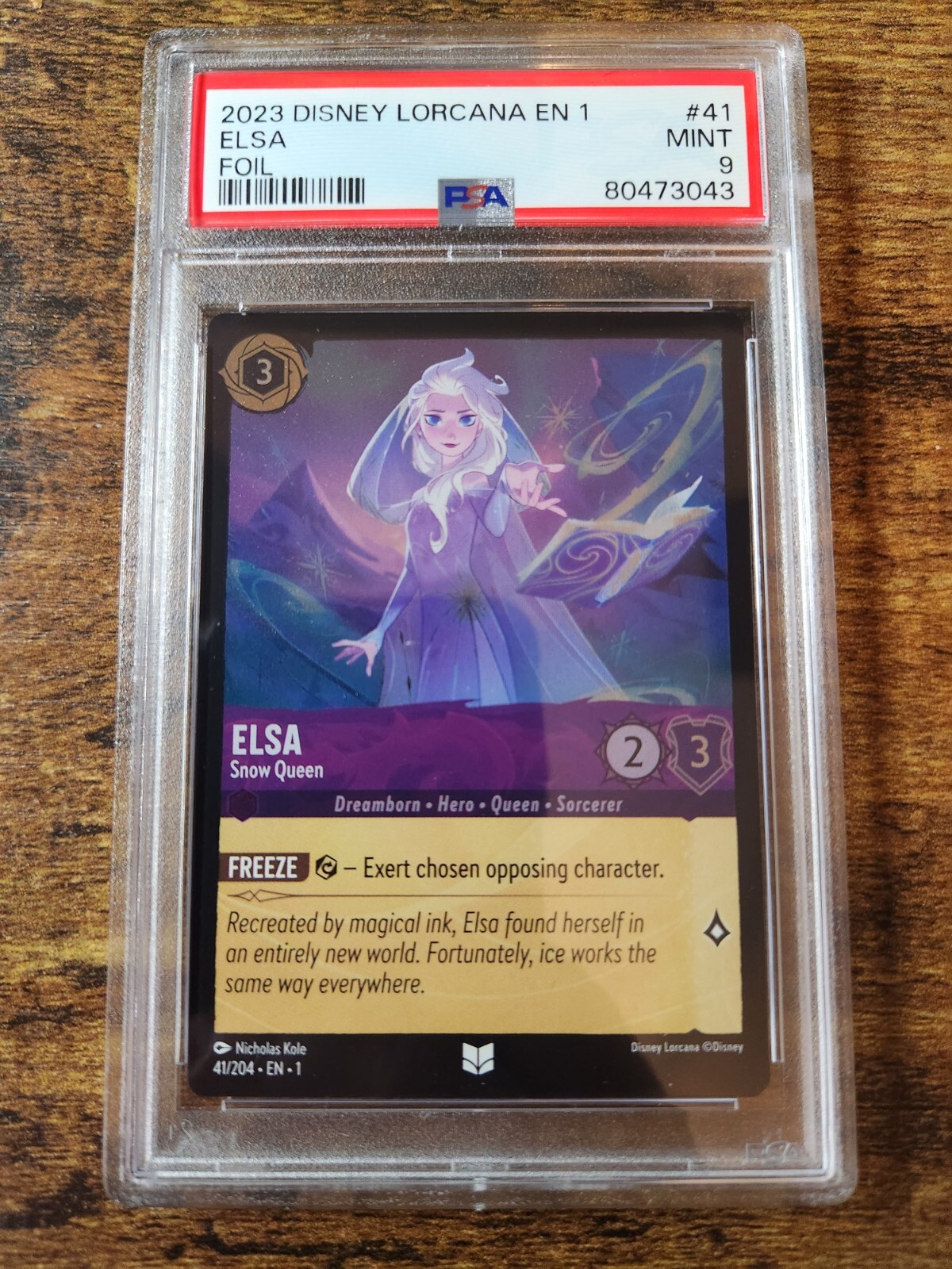 2025 DISNEY LORCANA エルサ #207 PSA10 ロルカナ PSA10】2025 DISNEY