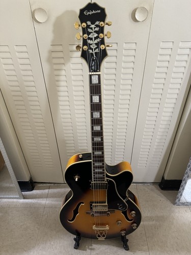 ジ*ー様 Epiphone Joe Pass フルアコ ナチュラル ハードケース ジ*ー様